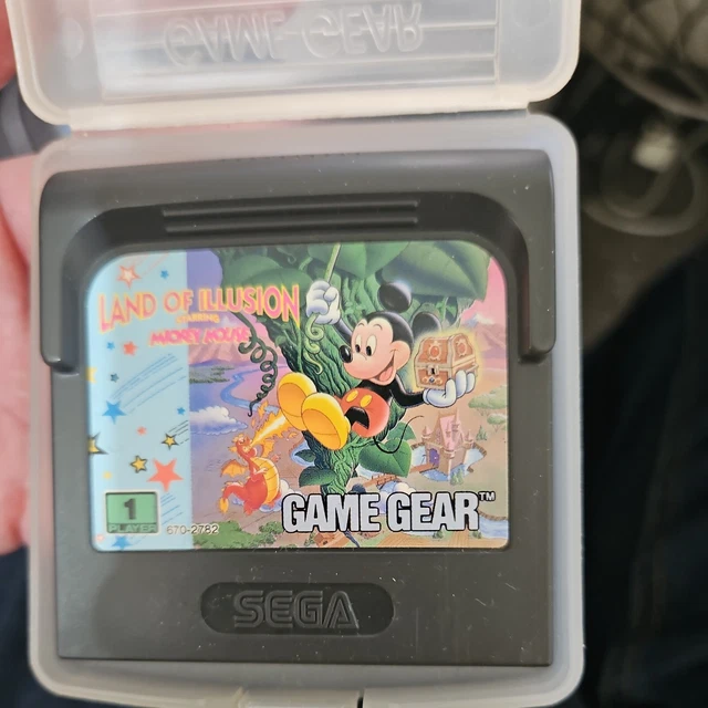 Notice Seule Mickey Mouse Land Of Illusion Pour Sega Game Gear – Manuel D'origine