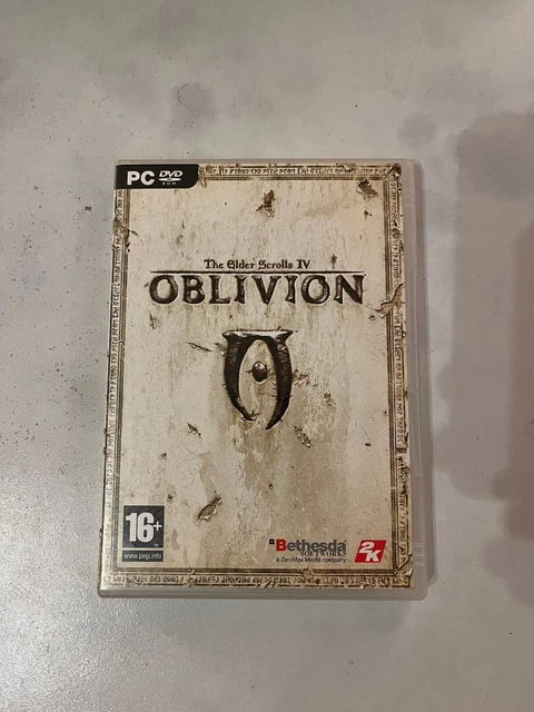 Jeu PC The Elder Scrolls IV: Oblivion Édition Jeu De L'Année – Version Française Complète, Rare