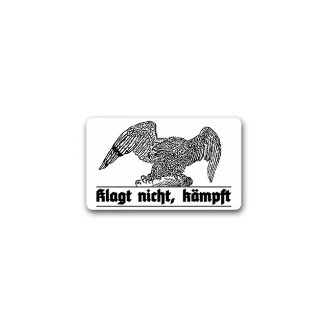 INDIGOS UG - Adesivo Per Auto JDM - Die Cut, Klagt Nicht, Klagt