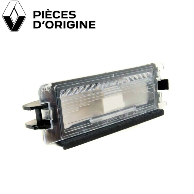 Éclairage Plaque D'immatriculation LED Pour Renault/Dacia - Blanc 6000K, 12V, Compatible CanBus, Réf. OE 8200013577, Neuf