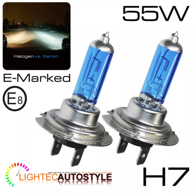 Lunex H7 SUPREME VISION 12V 55W 477 Headlight Bulbs PX26d Set 3700K