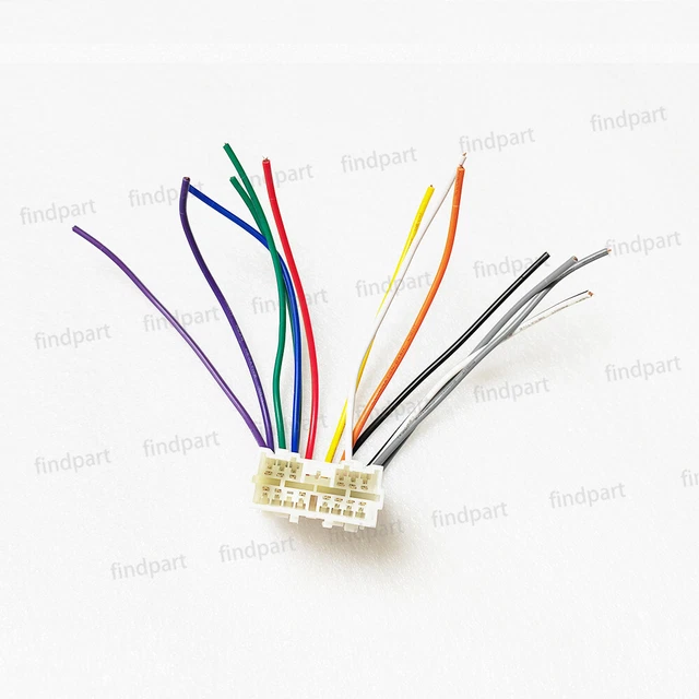 Car Stereo CD DVD Radio Power Wiring Harness for Mitsubishi Lancer Outlander