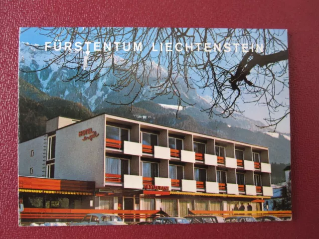 Liechtenstein Furstentum Engel Vaduz Hotel Inn Tag Decal Luggage Label Sticker