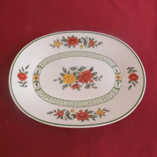 1 ravier ovale en porcelaine Villeroy et Boch modèle summerday