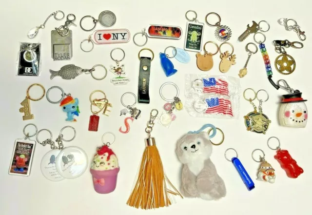 free ship - Choice of KEYCHAIN - Sea World, Skull, Gummy Bear, Pony, KEYRING