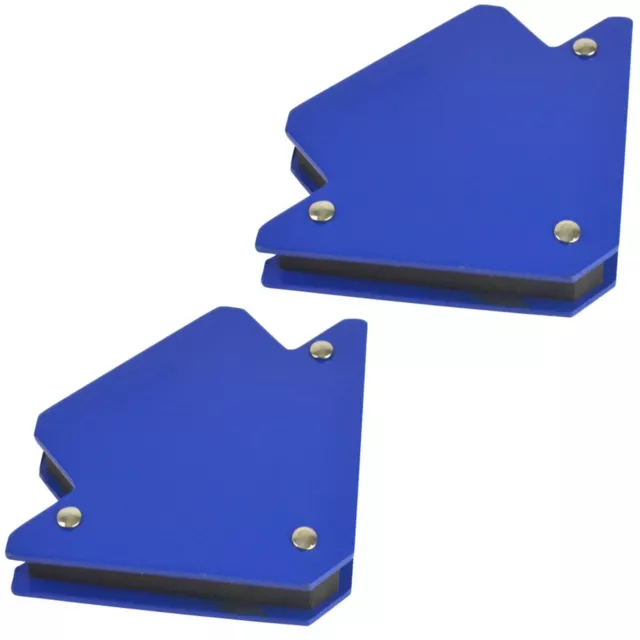 25lb Small Welding Magnet x 2 Right Angle Square Holder Soldering Durable AT847