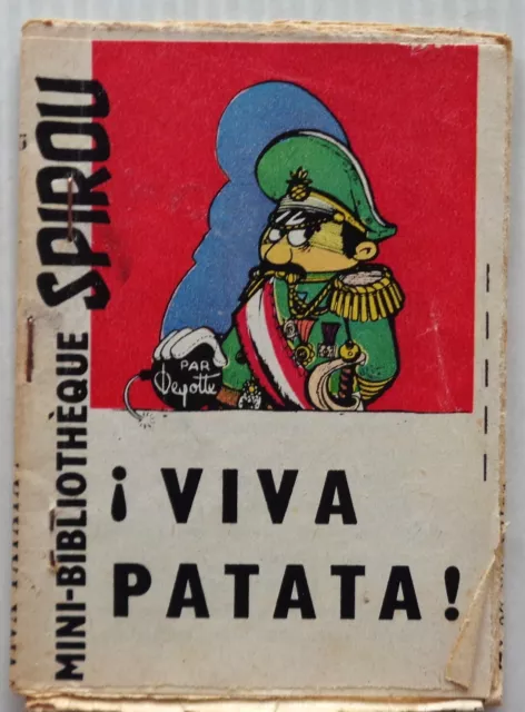 Mini Story No 85 Viva Patata Spirou No 1229 Degotte 1961