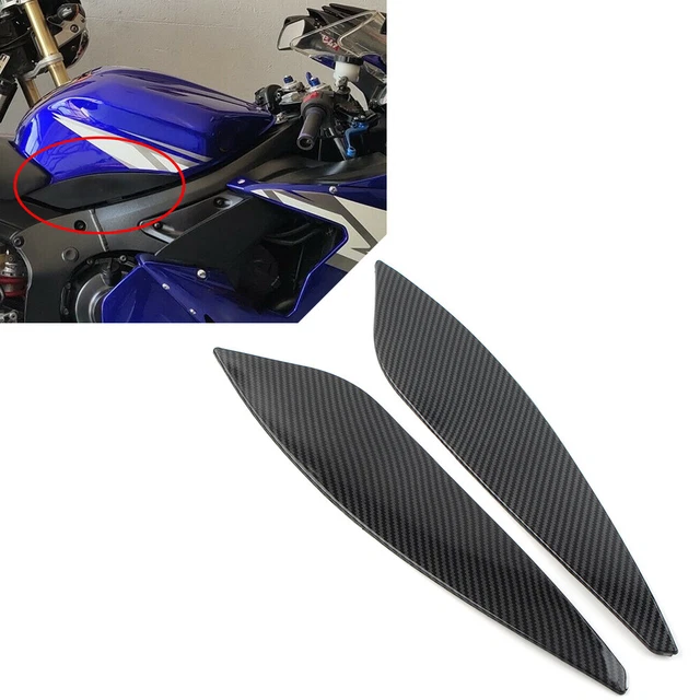 Tank Side Cover Panel Fairing For Yamaha YZF R6 2003-2005 Carbon Fiber Pattern