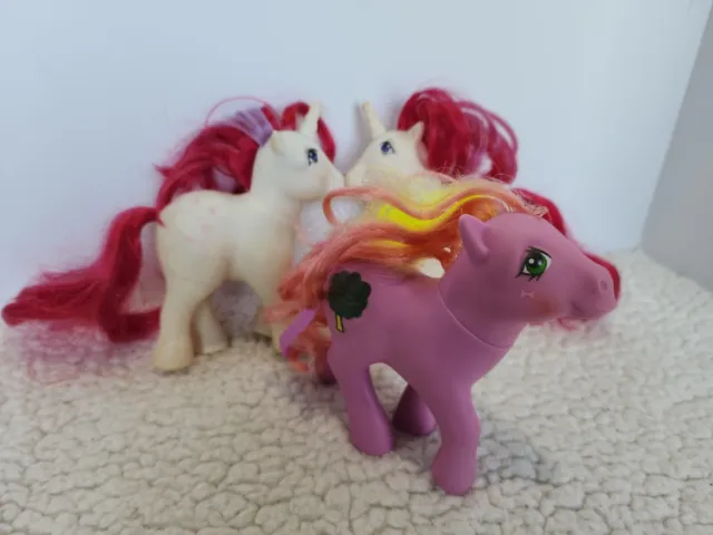 Vintage My Little Pony G1 Windy Magic Message Ponies 1980s And 2 Moon Dancer Pon