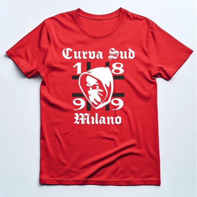 Maglia Curva Sud Milano Fossa Dei Leoni Milan Camiseta Curva Sud - Foto 4