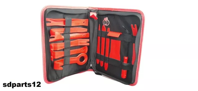 Leve Smontaggio Pannelli Auto Strumento di Rimozione 14 Pezzi Kit di Plastica