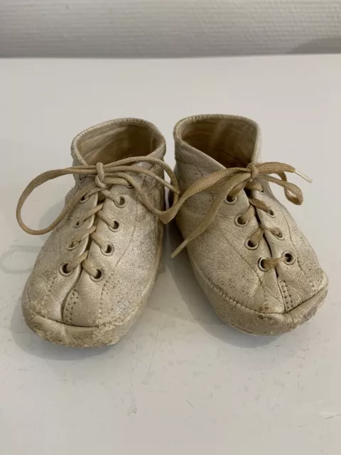 Chaussures Anciennes Pour Poupee Ancienne Jumeau, Bru, Steiner, Sfbj