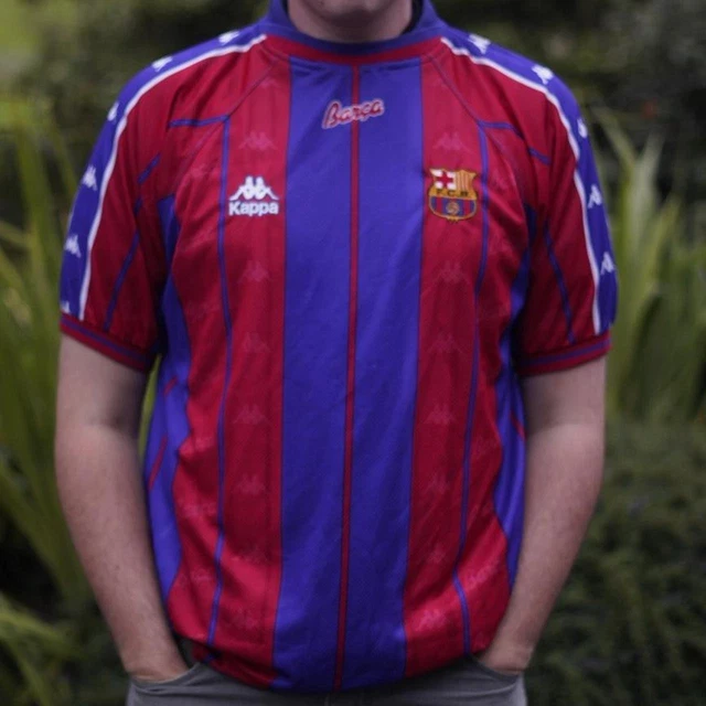 Maillot Extérieur Stoichkov FC Barcelone 97-98 - Kappa, Taille XL, Rare