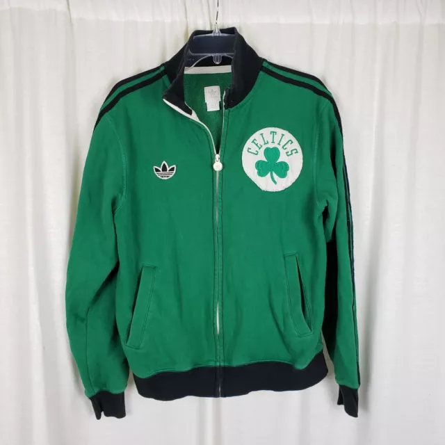 Vintage Adidas NBA Boston Celtics Hoodie - Black/Green - XXL – Headlock