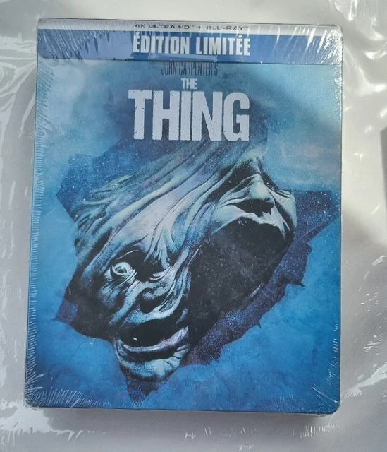 "The Thing" Blu-Ray 4K Boîtier Steelbook Édition Collector Française Rare New