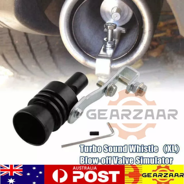 Car Turbo Sound Muffler Exhaust Pipe Oversized Roar Maker Loud Whistle Sound XL