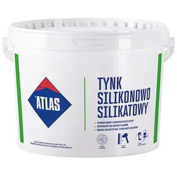 ATLAS SILICONE-SILICATE RENDER – WHITE 25kg – 400 COLORS AVAILABLE £55. ...