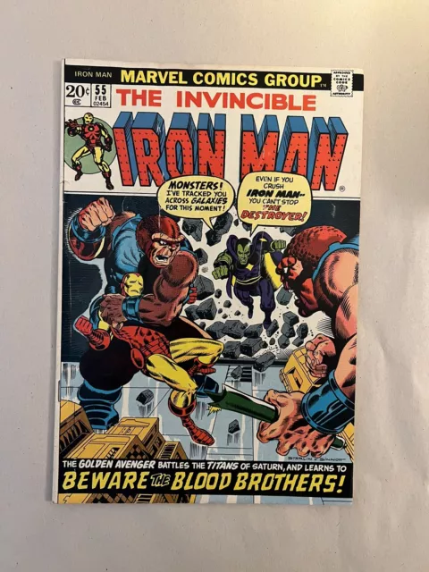 The Invincible Iron Man #55 (February 1973) First Appearance of Thanos 🔑 Issue!