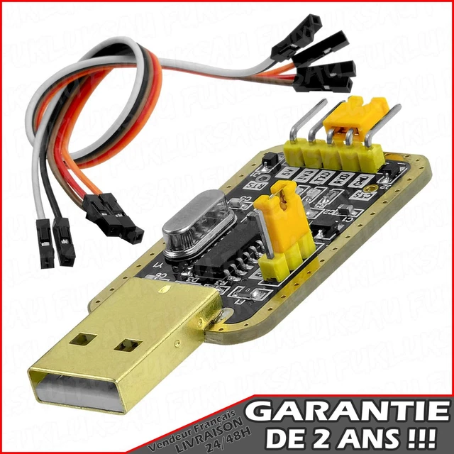ADAPTATEUR USB UART-TTL 3.3V 5V Ch340G Module Conversion Interface ...