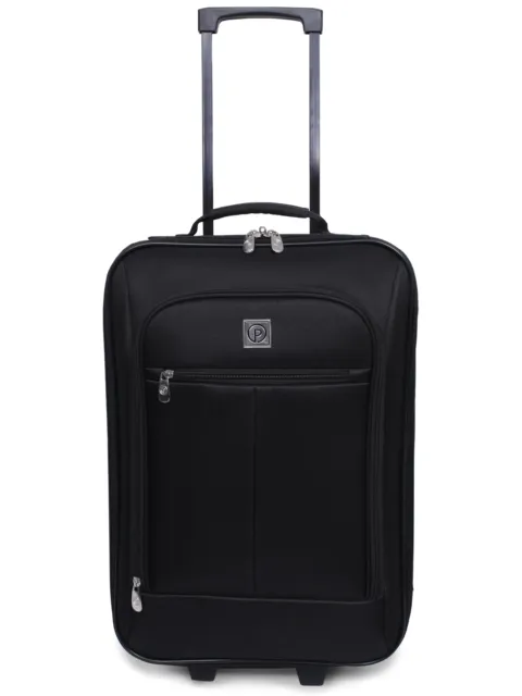(FAST SHIP FROM USA) Pilot Case 18" Softside Carry-on Luggage, Black