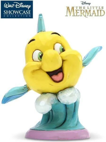 Disney Traditions The Little Mermaid Flounder "Go Fish" Personality Pose Statue