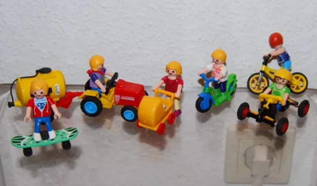 Playmobil Kinder Fahrzeuge spielen