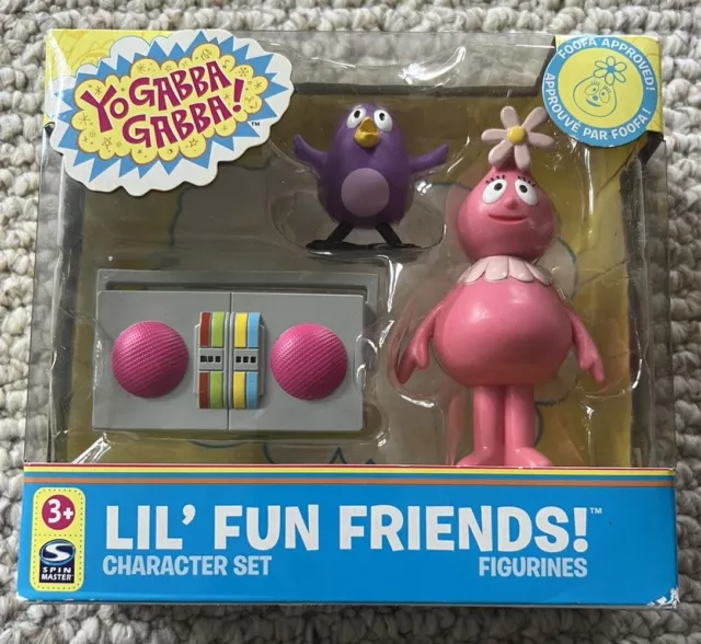 Yo Gabba Gabba FOOFA Lil’ Fun Friends Character Set Figurines 2008 New Sealed