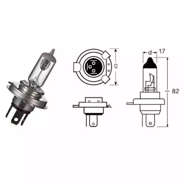 Lampe Hs1 12V-35 / 35W / Px43T Kymco People S 250 2006