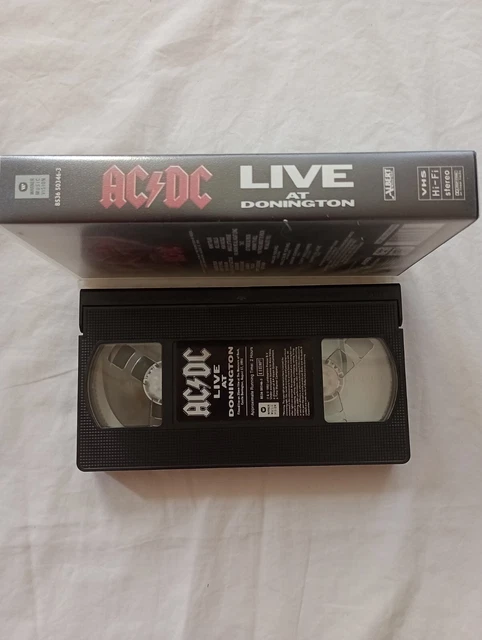 AC/DC LIVE AT Donington VHS video. Filmed from 17.08.91 £4.00 - PicClick UK