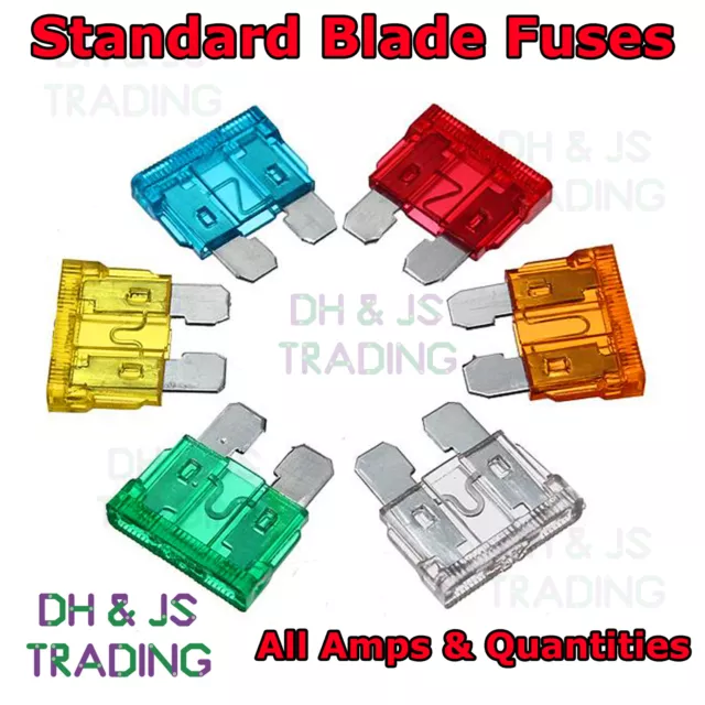 Blade Fuses Standard Fuse 2a 3a 4a 5a 10a 15a 20a 25a 30a 40a fuse ATO Bike Car