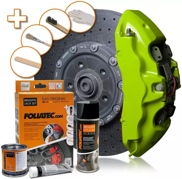 Vernice Spray Per Pinze Freni 2K TRISTARcolor Frog Green 400ml - Resistente Fino A 450°C, Asciugatura Rapida