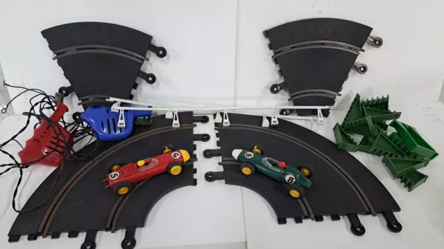 Scalextric Formula Juniors Cars X 2.  C86  C72, Hairpin Track And Few Track Bits