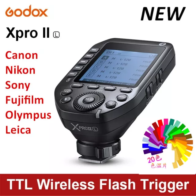 Godox XPROII TTL HSS Transmitter 2.4G 1/8000S Wireless Flash Trigger Sony Leica
