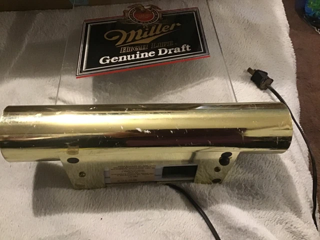 miller high life lighted genuine draft beer sign. Has some wear and tear