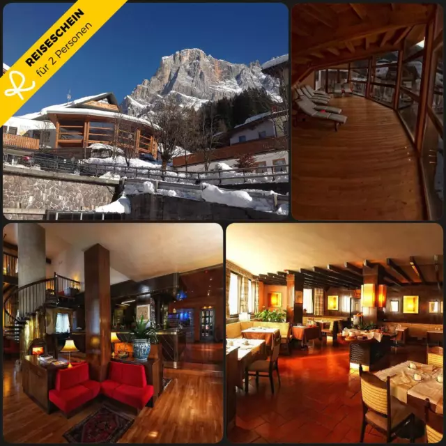 Kurzreise Trentino 4 Tage 2 Personen 3*S Hotel Halbpension Hotelgutschein Urlaub
