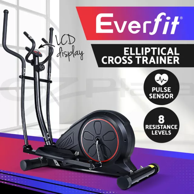 Everfit Exercise Bike Elliptical Cross Trainer Bicycle Home Gym Fitness Machine