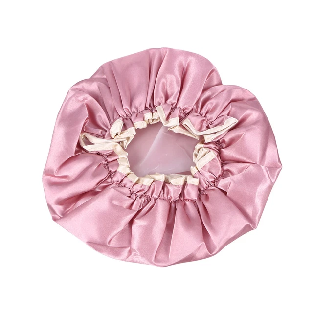 Dulce sombrero de ducha sombrero de ducha para mujer cuidado del cabello espesor señorita niño pequeño