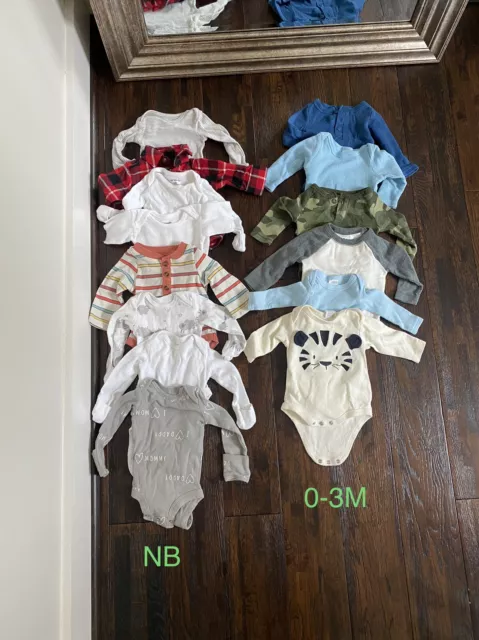 Baby Boy clothes NB 0-3 months Carters Gerber Cat&Jack