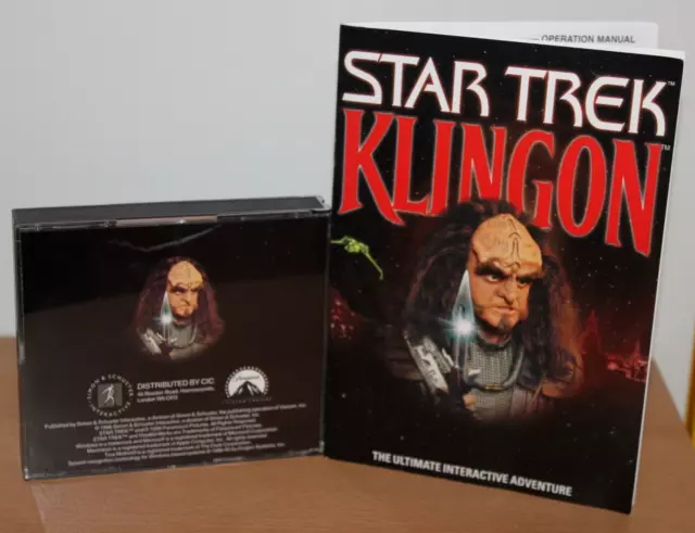 Star Trek: Klingon - PC Spiel mit Anleitung aus Big Box / Adventure / 1996 ✅