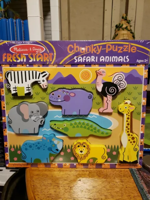 Melissa & Doug Safari Chunky Puzzle