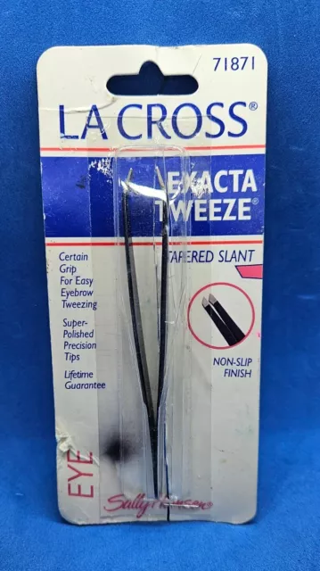 La Cross EXACTA TWEEZE Tapered Slant Tip Tweezer 71871 (Packaging Damaged)