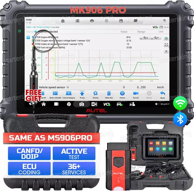 2024 Newest Autel MaxiSys MK906 Pro Coding Full System Diagnostic Scanner Tool