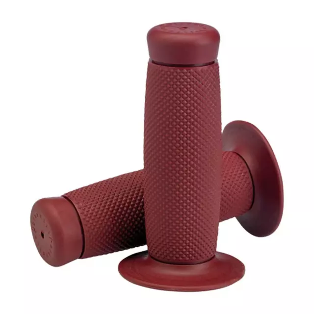 Biltwell 1 " Caisse Grips Renegade Oxblood For Harley-Davidson