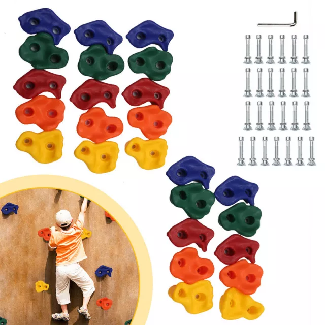 Klettergriffe Boulderwand 10-100X Klettersteine Robuste Bouldersteine Farbigen