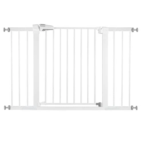 Metal Baby Gate Dog Gate 29-48 Inch Extra Wide Pet Gate for Stairs &