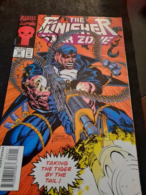 MARVEL COMICS 22 DEC THE PUNISHER WAR ZONE COMIC BOOK!   e8420UXX