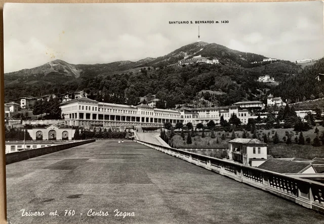 Cartolina Trivero Biella Centro Zegna Non viaggiata