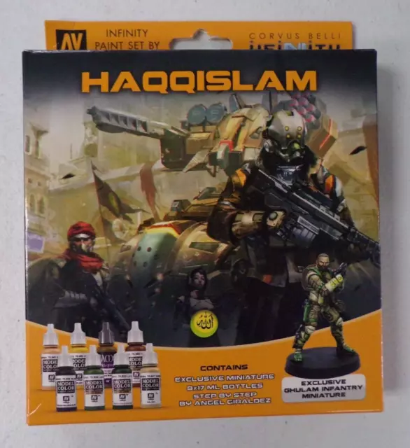 Corvus Belli Infinity Paint Set By Vallejo Haqqislam Exclusive Mini Included