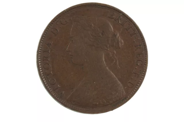 Great Britain 1860-94 Half Penny Variety Brockage in VF Condition Great Britain 1860-94 Half Penny Variety Brockage in VF Condition