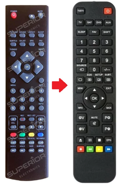 Telecomando Di Ricambio Per Medion 312814712241 Di - Foto 2